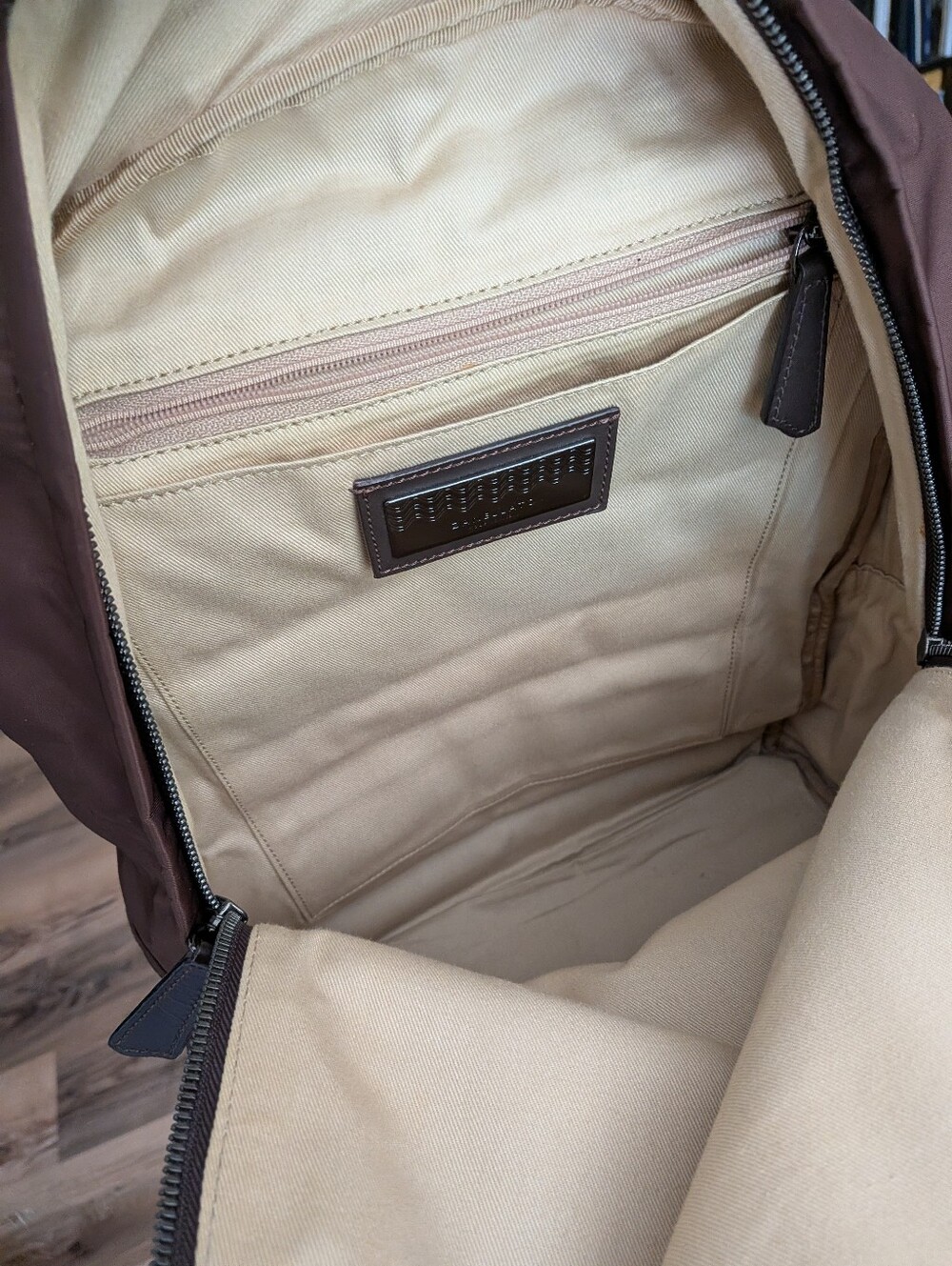 Zanellato Brown Nylon And Leather  Unisex Backpack - Brown - - Picture 8 of 9